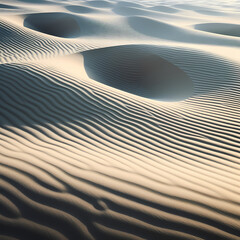 Abstract patterns in sand dunes.