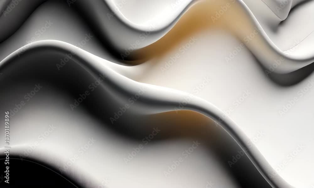 Poster abstract fluid background animation with smooth waves and subtle light play, modern design