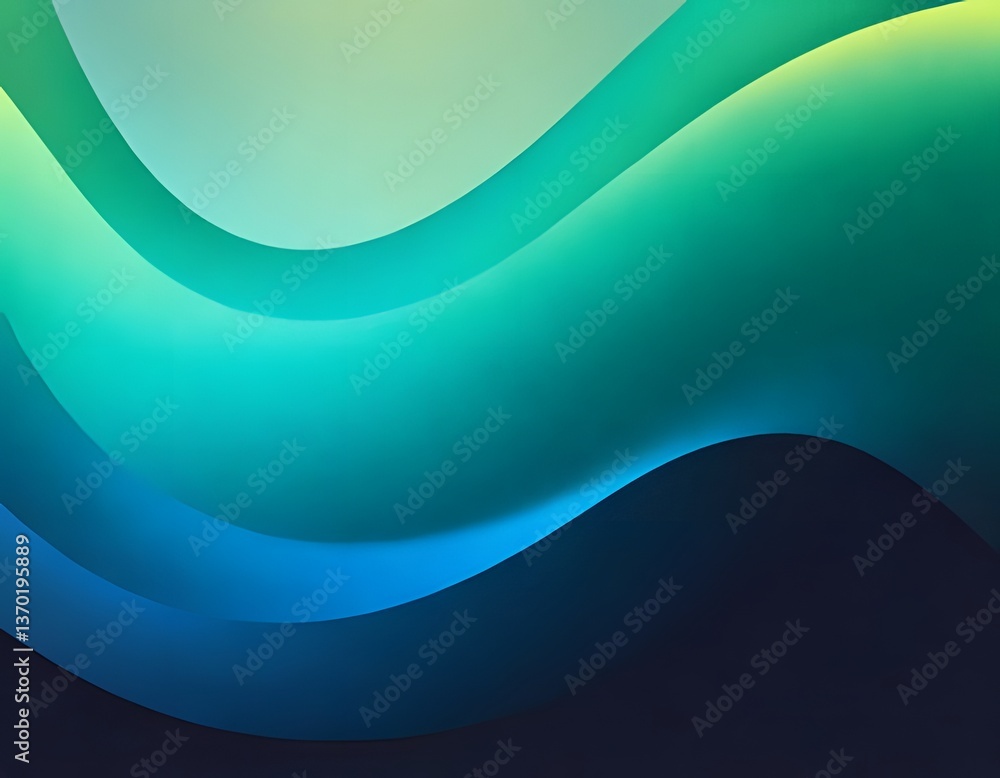 Poster colorful abstract wave background with flowing curves and vibrant patterns
