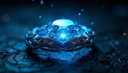The magnificent blooming of brilliant blue diamonds