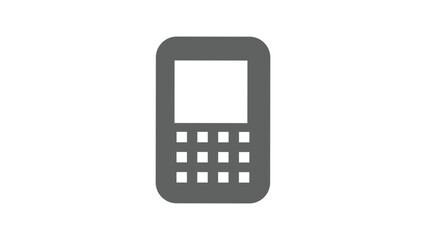 mobile phone isolated on white
