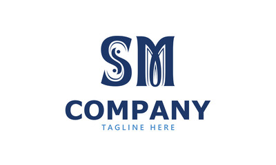 SM S sm initial logo | initial based abstract modern minimal creative logo, vector template image. luxury logotype logo, real estate homie logo. typography logo. initials logo