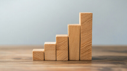 Fototapeta premium 木のキューブ