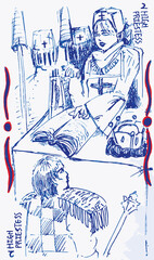 Hand drawn style Tarot cards