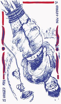 Hand drawn style Tarot cards