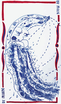 Hand drawn style Tarot cards
