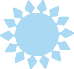 vector illustration abstract snowflake