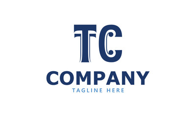 TC T tc initial logo | initial based abstract modern minimal creative logo, vector template image. luxury logotype logo, real estate homie logo. typography logo. initials logo