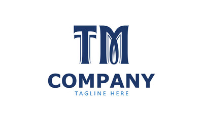 TM T tm initial logo | initial based abstract modern minimal creative logo, vector template image. luxury logotype logo, real estate homie logo. typography logo. initials logo