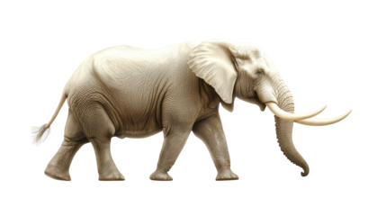 Majestic elephant on a dark backdrop, captivating display of wildlife strength and grace