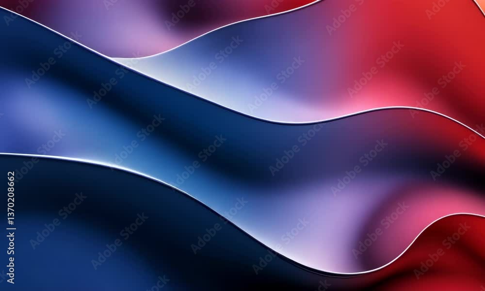 Poster abstract motion background with smooth wavy shapes and vibrant gradient colors