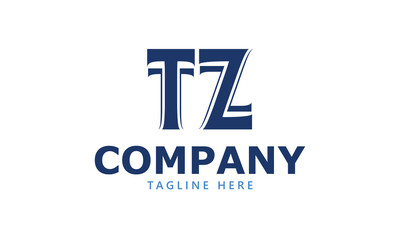 TZ T tz initial logo | initial based abstract modern minimal creative logo, vector template image. luxury logotype logo, real estate homie logo. typography logo. initials logo