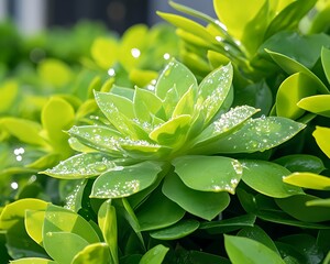 Succulents Dew Drops Garden