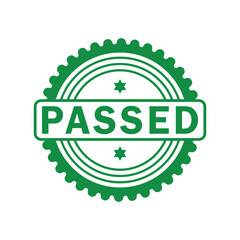green passed rubber stamp, flat education label minimalist design for digital and print projects
 Graphic Design Icons Making a Huge Impact on Visual Aesthetics