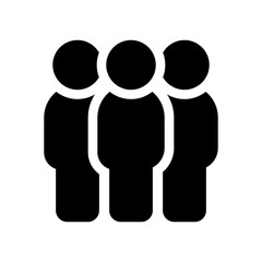 People icon. People group simple illustrations. © Reiu