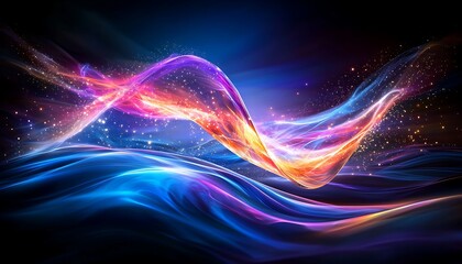 Abstract Light Wave Energy Flow.