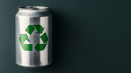 Recycling action for aluminum cans urban environment beverage content eco-friendly concept