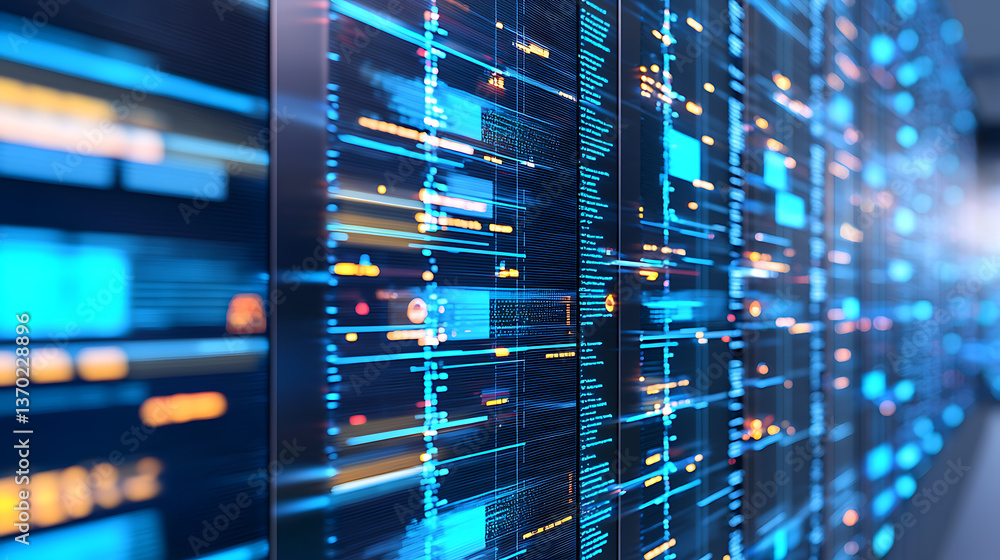 Poster data visualization and analysis tools digital workspace infographic modern environment close-up view