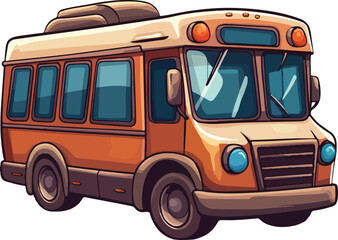 School Bus Vector Illustration

