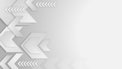 Fototapeta premium Modern White Abstract Geometric Background