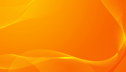 Vibrant Orange Abstract Wave Background