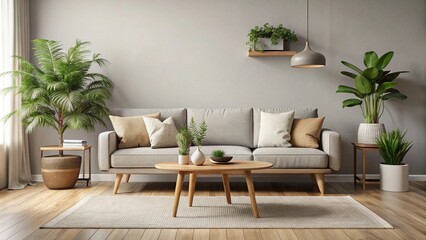 Modern Living Room Design with Neutral Palette