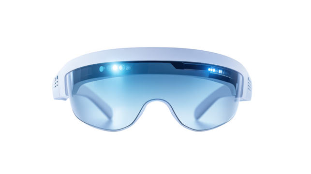Enhance your vision with blue lens glasses, stylish eye protection and fashion accessory - Powered by Adobe