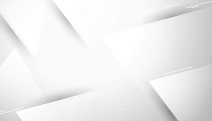 Obraz premium Minimalist White Abstract Geometric Background
