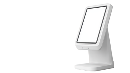 Whimsical white cloudlike shapes, a playful and soft abstract design element