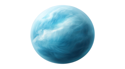 Cosmic majesty, a blue planet adrift in the vast darkness of space blue