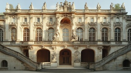 Fototapeta premium Grand European Palace Exterior