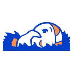 Duck Crawl Swimming Pool Water Sea Vacation Fun Design Lover Art Vector Illustration Card T-Shirt Poster Sticker Graphic Print Decorative Drawing Isolated Logo Decoration Symbol Creative Cool Style
