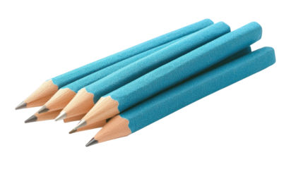 Intriguing still life, three pencils on a black background capturing texture and simplicity