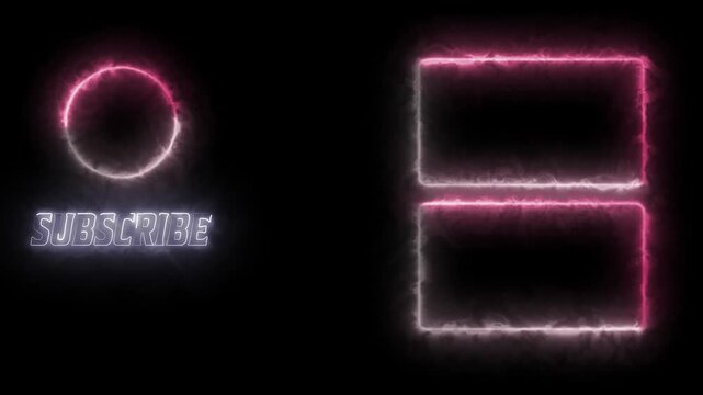 Saber Effect YouTube End Screen | Animated YouTube end screen YouTube Outro Saber Effect 4K