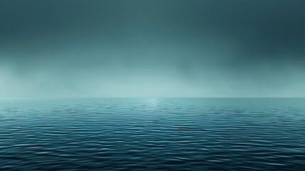 Obraz premium Misty ocean horizon