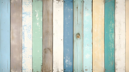 Rustic Painted Wood Panel Background Texture