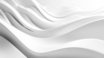 Obraz premium Abstract wavy architectural design background