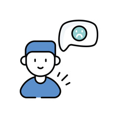 Customer feedback  icon vector stock illustration