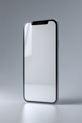 smartphone with blank screen
