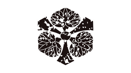 家紋はんこ・剣三ツ葵.ai