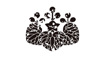 家紋はんこ・変リ葵桐.ai