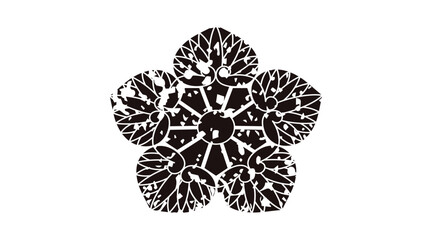 家紋はんこ・幼剣五ツ葵