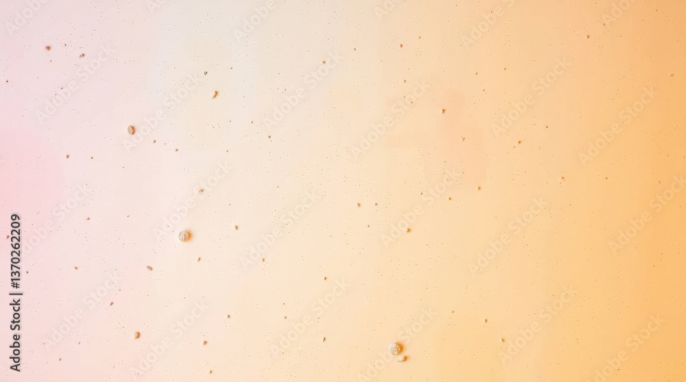 Poster abstract gradients of soft orange and peach with textured elements creating a calm and warm atmosphe