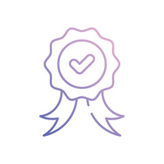 Quality check icon vector stock illustration