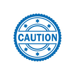 caution rubber stamp, flat education label minimalist design for digital and print projects
 Graphic Design Icons Making a Huge Impact on Visual Aesthetics
