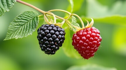 Harvesting ripe berries orchard food photography natural setting close-up freshness
