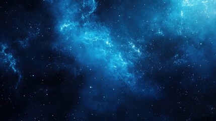 Fototapeta premium Exploring Deep Space Nebula with Star Clusters in Cosmic Universe