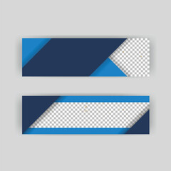 Modern Dual-Color Banner Design