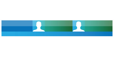 Minimal Flat Lower Third on a Transparent Background