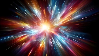 Vibrant Energy Burst – Abstract Dynamic Motion Background